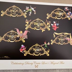 Disney Cruise Line Magical Fleet Wall Art
